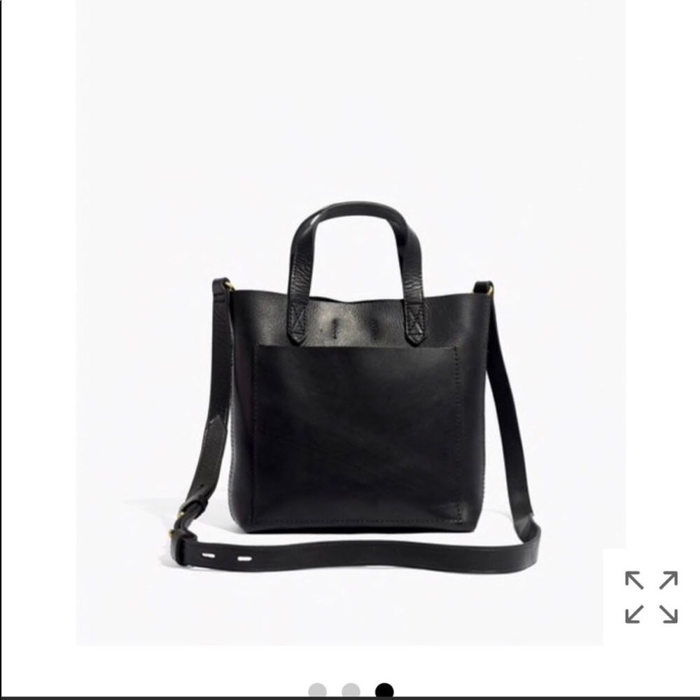 Madewell small leather transport